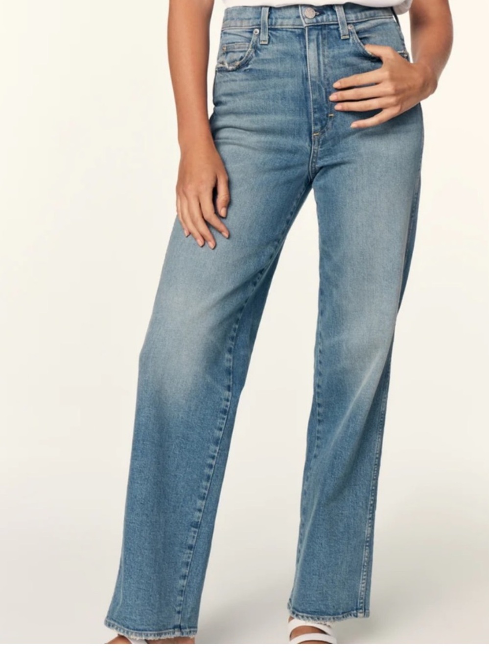 Amo Tricia wide straight joyous jeans size 26 - Picture 4 of 8